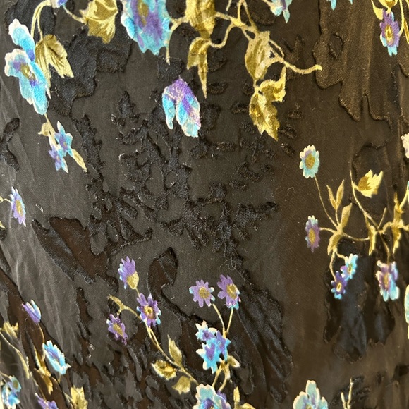 Vintage Y2K Robbie Bee Silk Midi Dress Size 8 - Picture 6 of 7